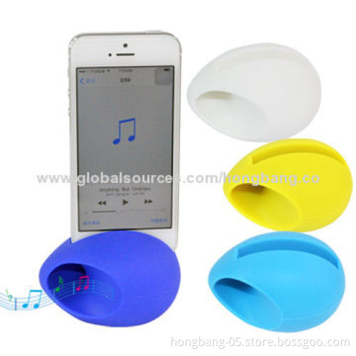 Cute Design Durable Wireless Handy Silicone Egg Speakers, Various Colors Available